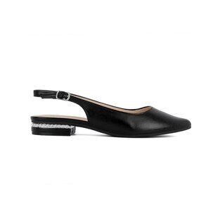 Elegant Black Slingback Women's Shoes